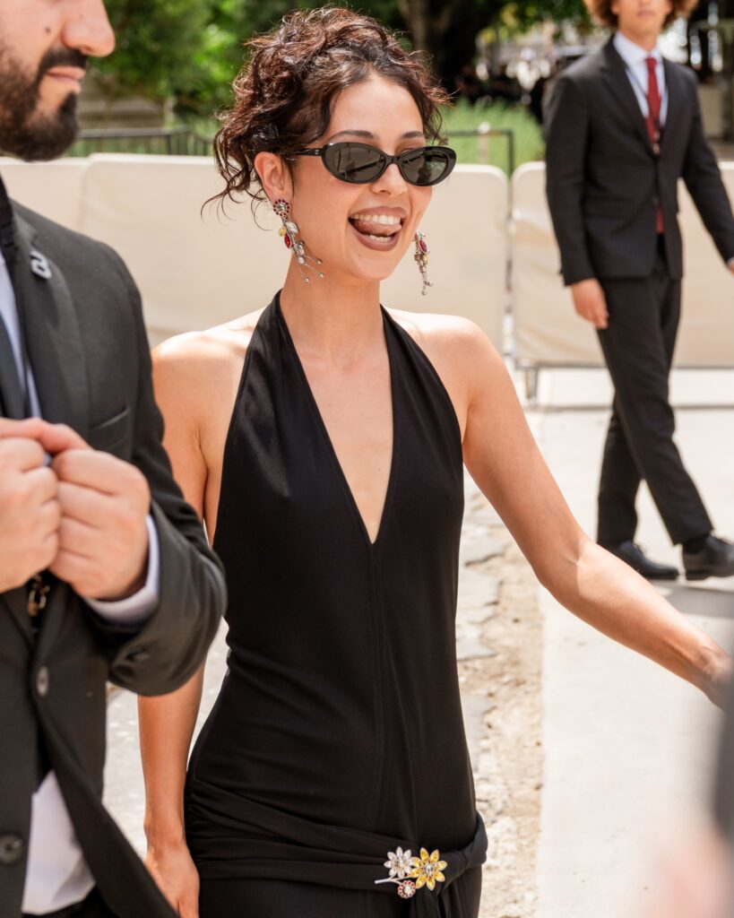 Alexa Demie at the CHANEL show during Haute Couture in Paris 2026.