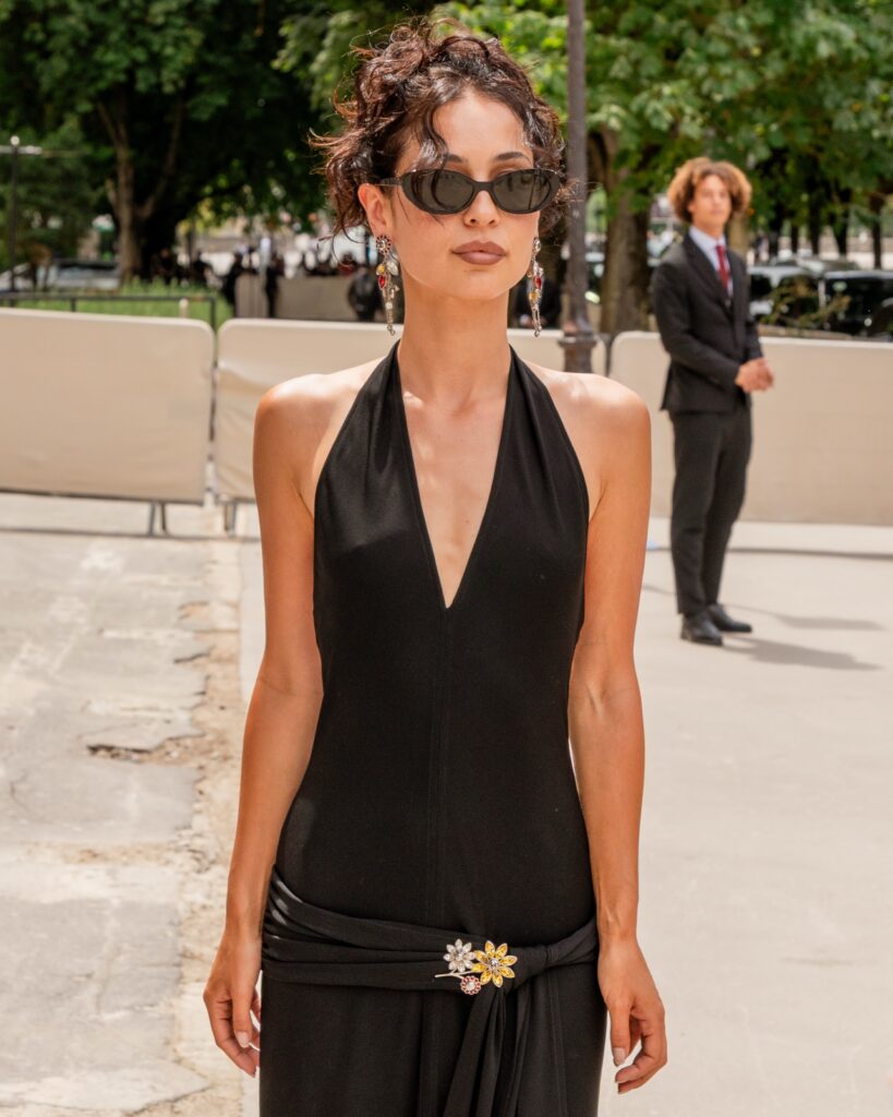 Alexa Demie at the CHANEL show during Haute Couture in Paris 2026.