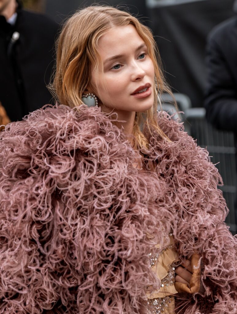 Alla Bruletova at the Valentino show during Haute Couture in Paris 2026.