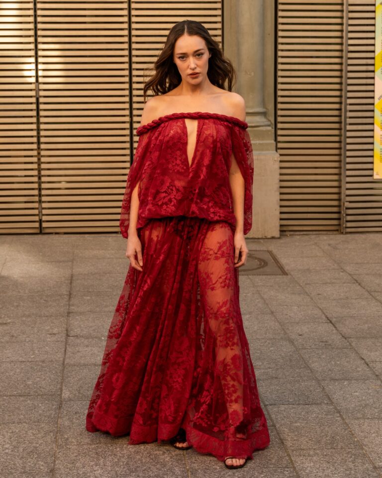 Alycia Debnam-Carey at the ZIMMERMANN show during Fashion Week in Paris 2026.