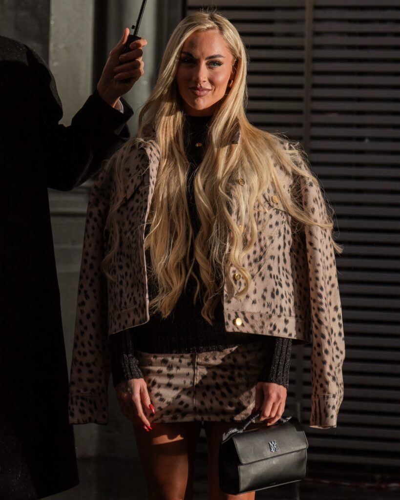 Guest at the AMIRI show during Fashion Week in Paris 2026.