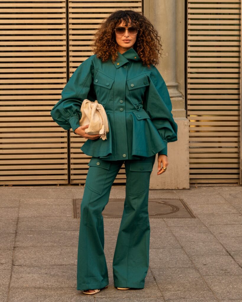 Anna Shaffer at the ZIMMERMANN show during Fashion Week in Paris 2026.