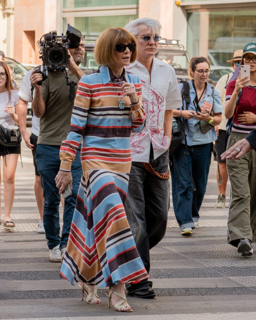Anna Wintour at the CHANEL show during Haute Couture in Paris 2026.