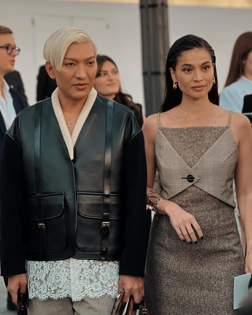 Anne Curtis, Bryan Yambao at the Louis Vuitton show during Paris Fashion Week 2023.