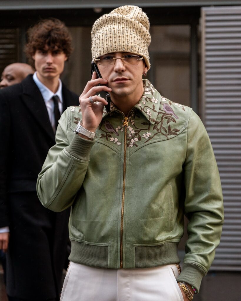 Antonio P at the AMIRI show during Fashion Week in Paris 2026.