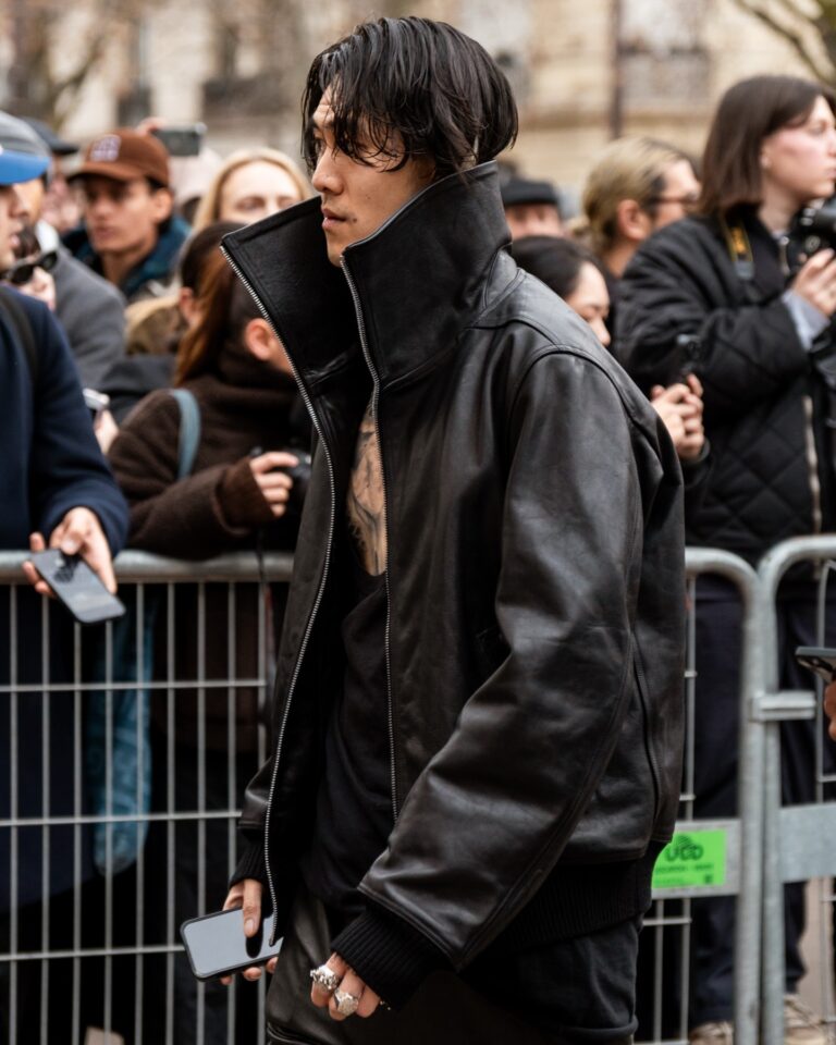 Arvin at the Rick Owens show during Fashion Week in Paris 2026.