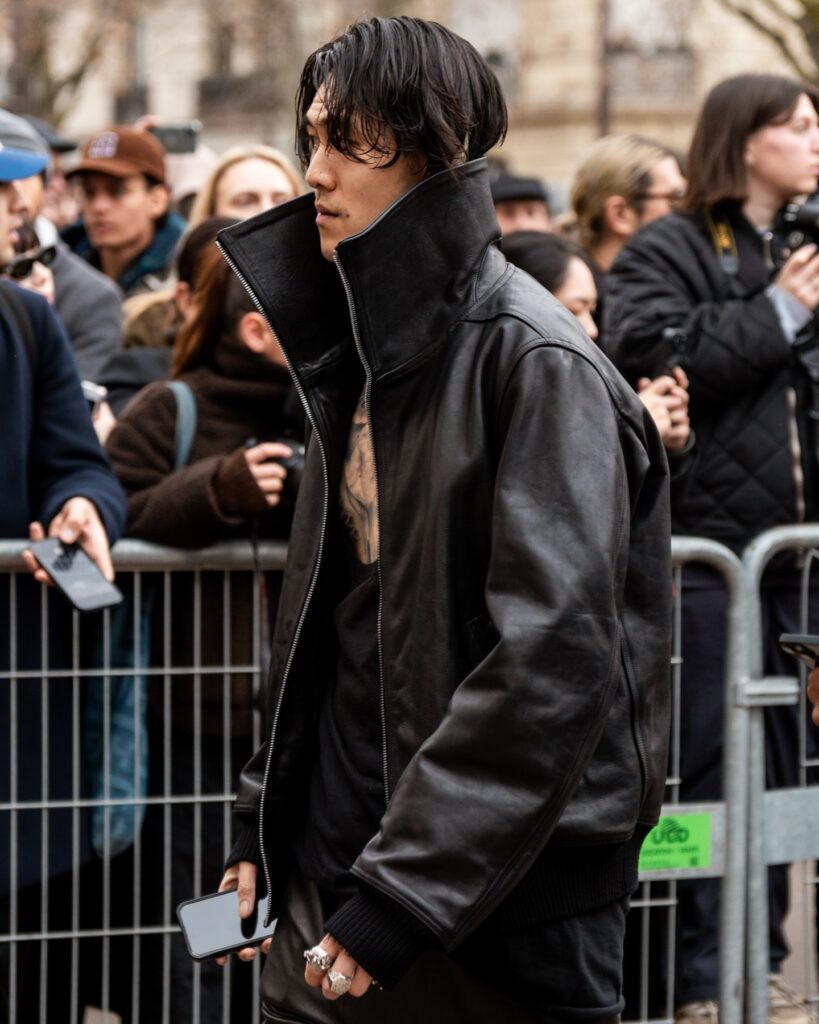 Arvin at the Rick Owens show during Fashion Week in Paris 2026.