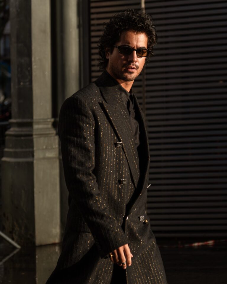 Avan Jogia at the AMIRI show during Fashion Week in Paris 2026.