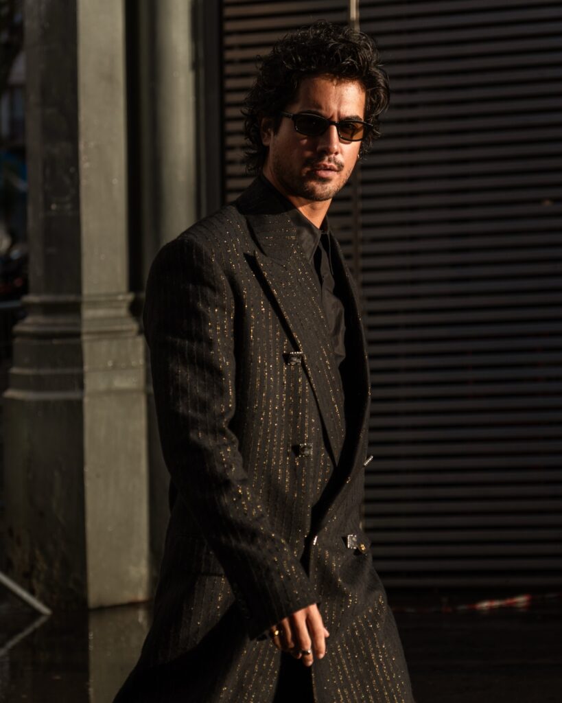 Avan Jogia at the AMIRI show during Fashion Week in Paris 2026.