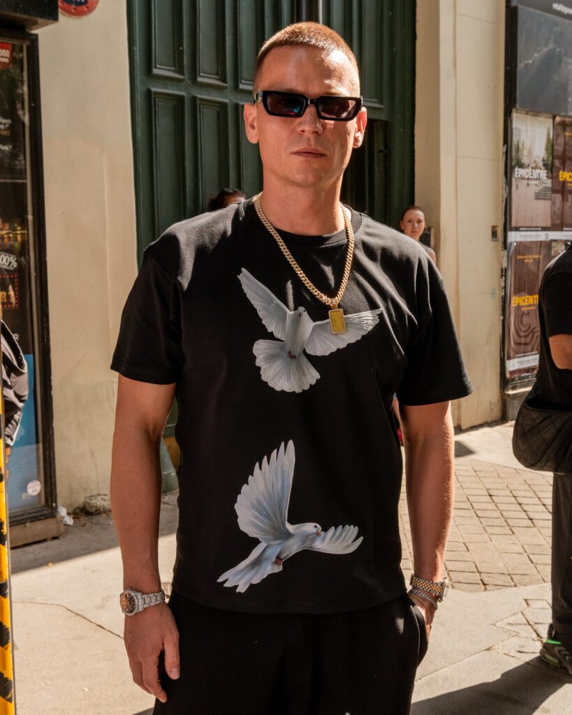 Bart Highbart Pniewski at the 3.PARADIS show during Fashion Week in Paris 2026.