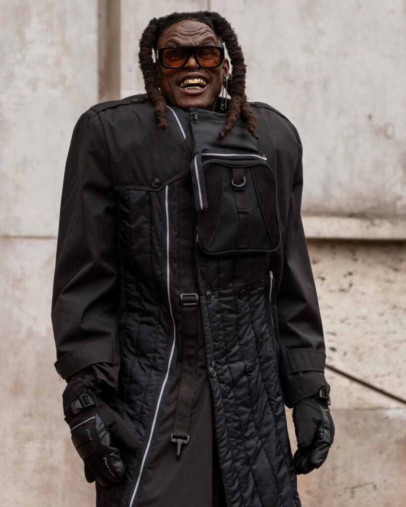 Billyracxx at the Rick Owens show during Fashion Week in Paris 2026.