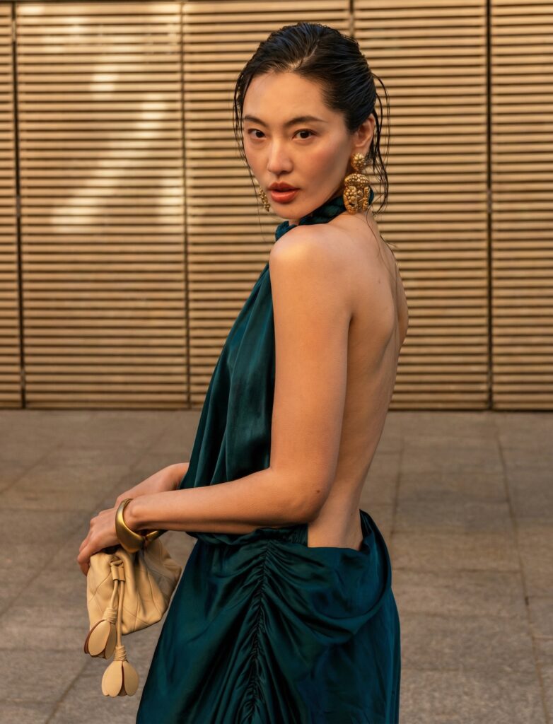 Bonnie Chen at the ZIMMERMANN show during Fashion Week in Paris 2026.
