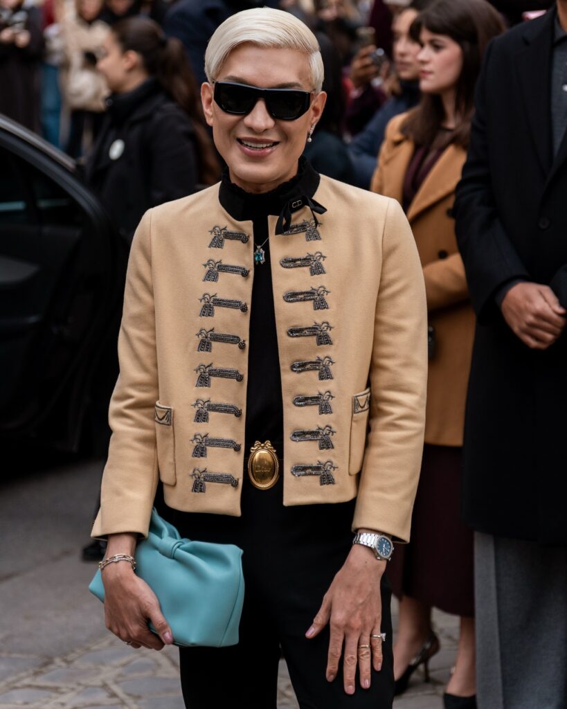Bryan Yambao at the Dior show during Haute Couture in Paris 2026.