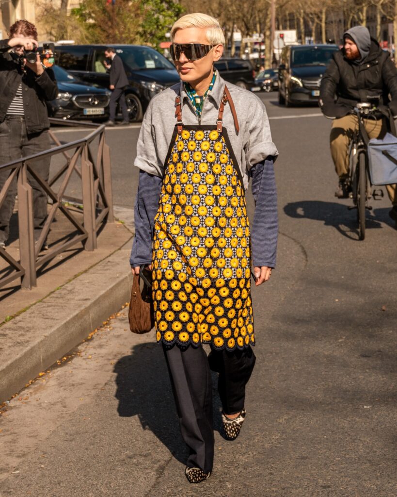 Bryan Yambao at the Miu Miu show during Fashion Week in Paris 2026.