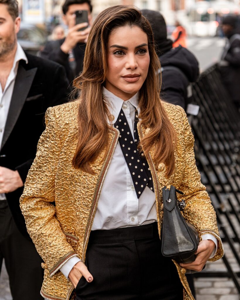 Camila Coelho at the Valentino show during Haute Couture in Paris 2026.