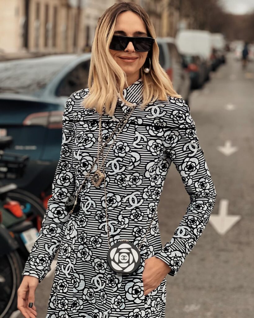 Candela Pelizza at the CHANEL show during Paris Fashion Week 2024.