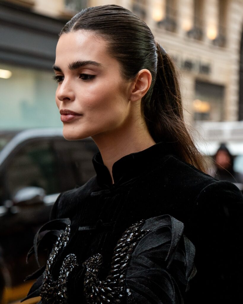 Carol Mendes at the YANINA Couture show during Haute Couture in Paris 2026.