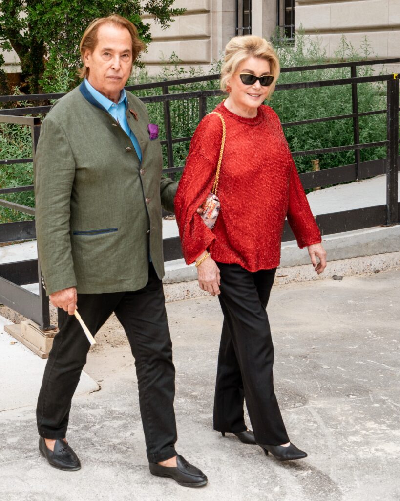 Catherine Deneuve at the CHANEL show during Haute Couture in Paris 2026.