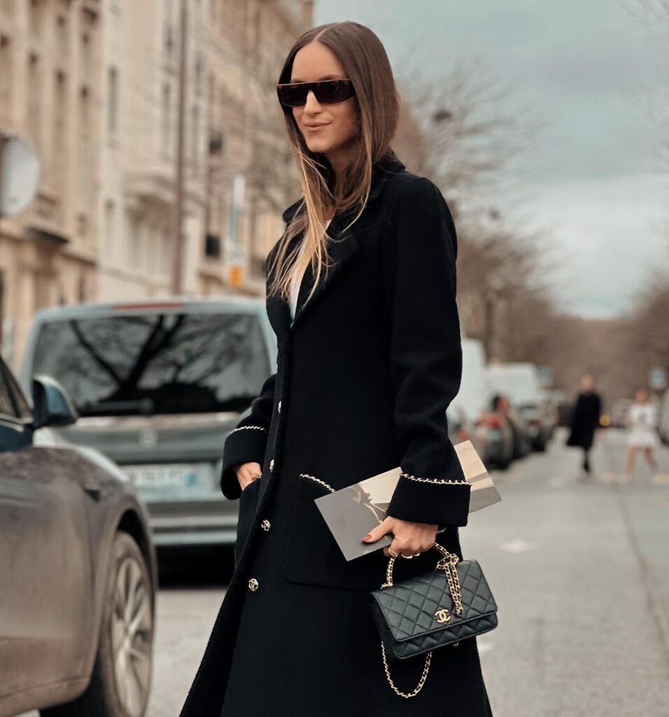 Guest at the CHANEL show during Paris Fashion Week 2024.