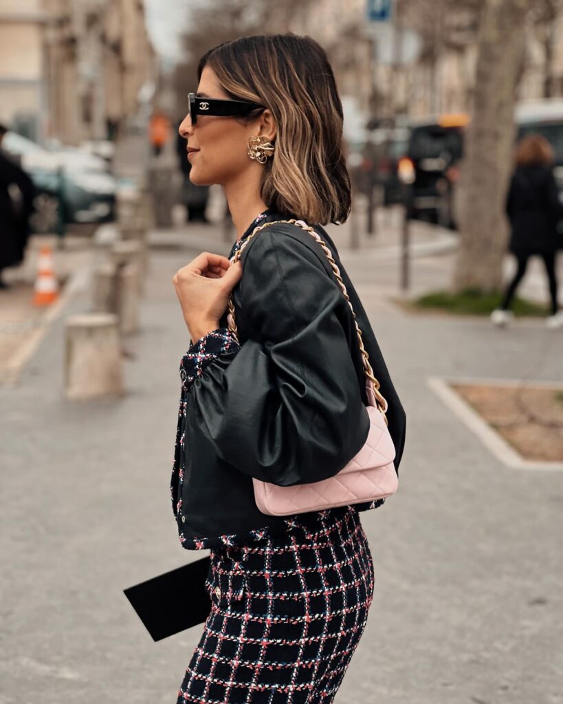 Guest at the CHANEL show during Paris Fashion Week 2024.
