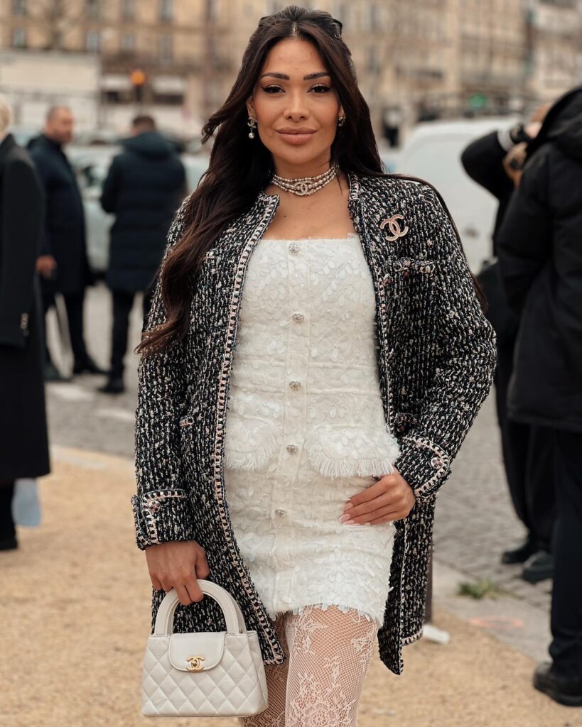 Guest at the CHANEL show during Paris Fashion Week 2024.