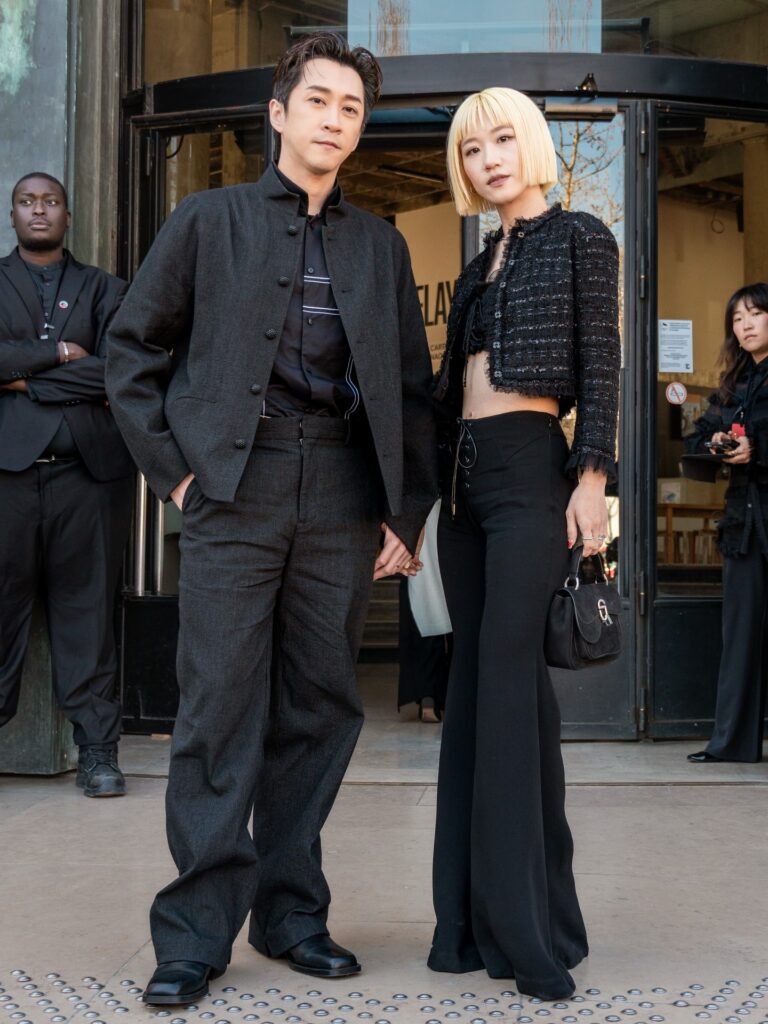 Chen Han-dian at the SHIATZY CHEN show during Fashion Week in Paris 2026.