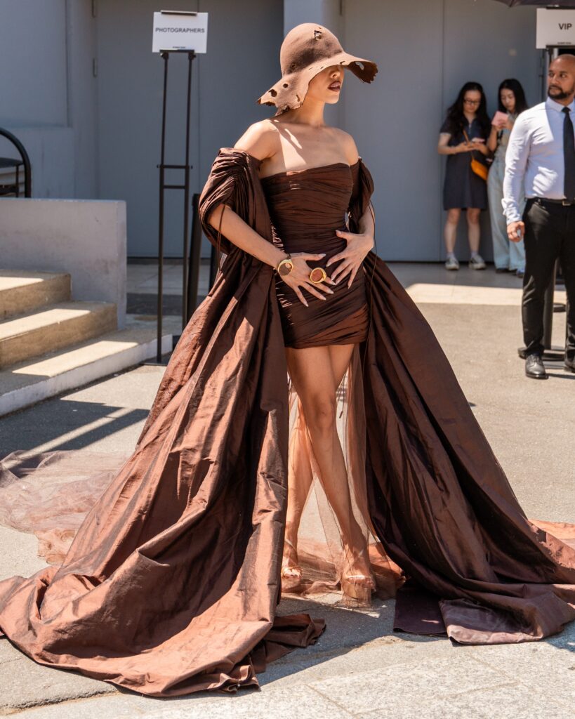 Danna at the Robert Wun show during Haute Couture in Paris 2026.