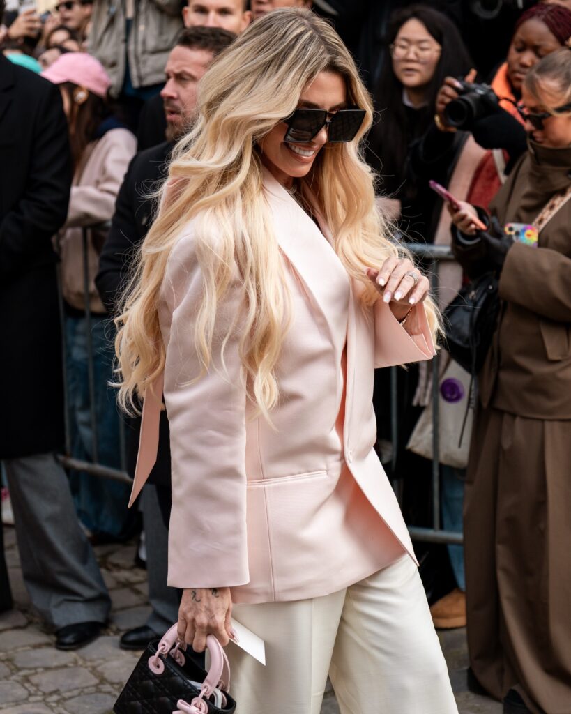 Guest at the Dior show during Haute Couture in Paris 2026.