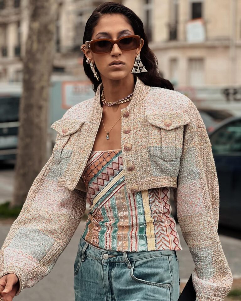 Divya Saini at the CHANEL show during Paris Fashion Week 2024.