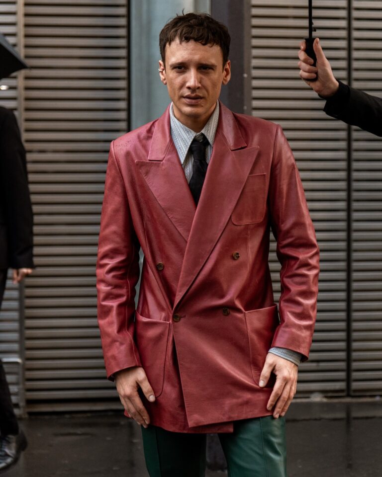 Edis at the AMIRI show during Fashion Week in Paris 2026.