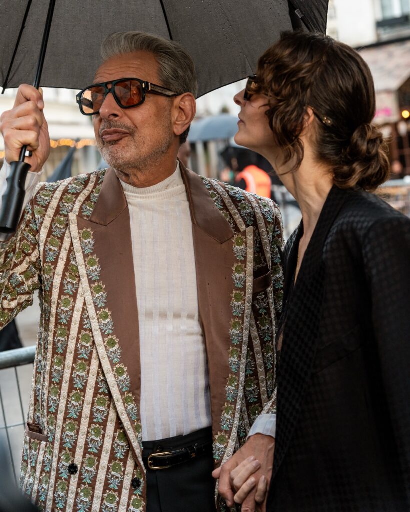 Emilie Goldblum, Jeff Goldblum at the AMIRI show during Fashion Week in Paris 2026.