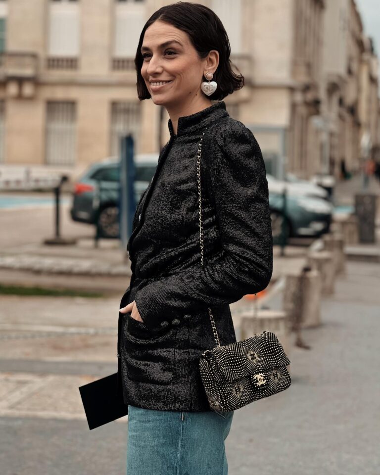 Erika Boldrin at the CHANEL show during Paris Fashion Week 2024.