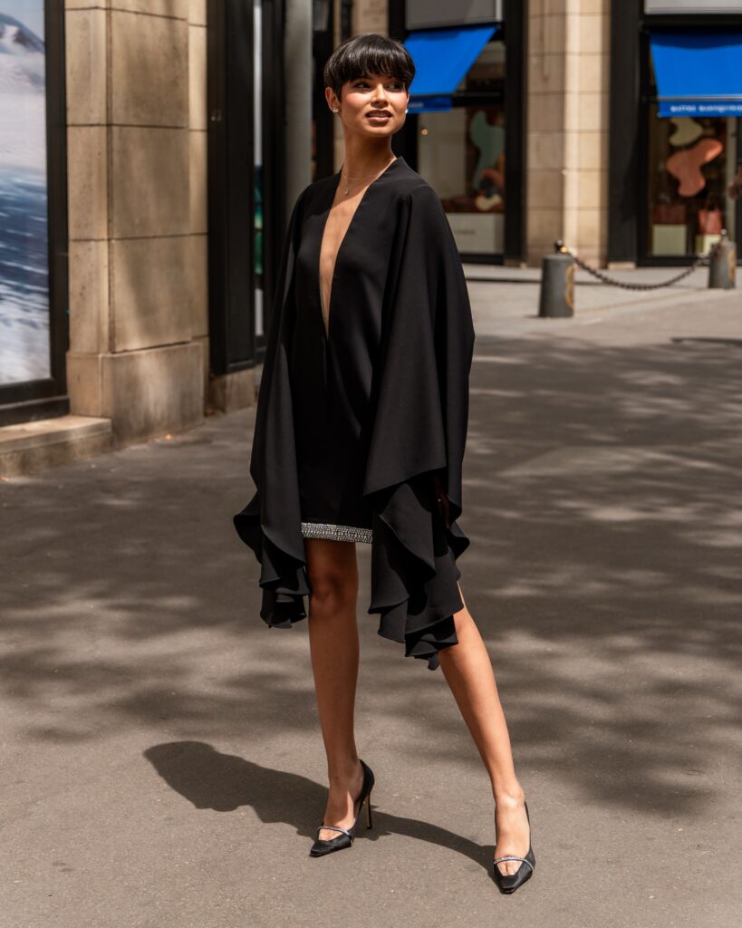 Eve Gilles at the Stéphane Rolland show during Haute Couture in Paris 2026.