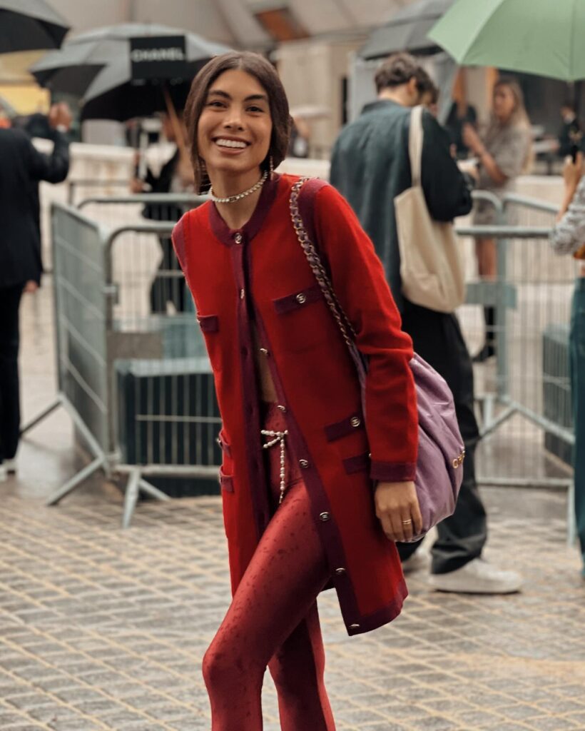 Fer Millán Delaroière at the CHANEL show during Paris Fashion Week 2023.