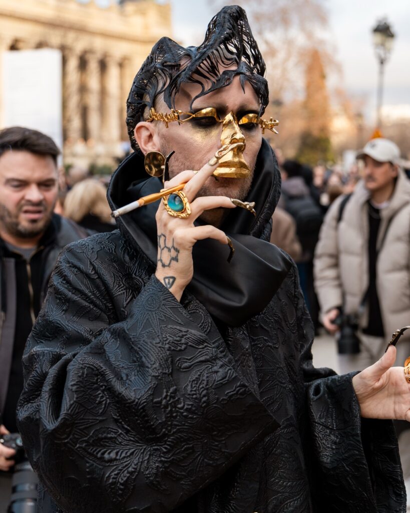 Fredrik Robertsson at the Schiaparelli show during Haute Couture in Paris 2026.