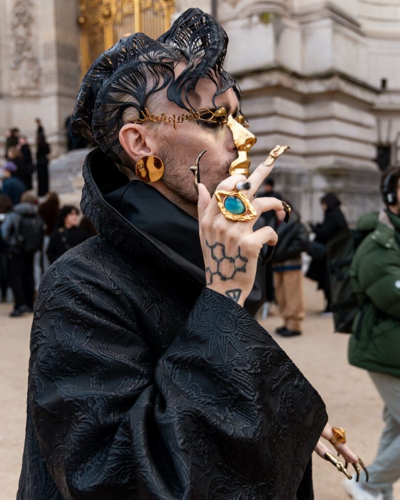 Fredrik Robertsson at the Schiaparelli show during Haute Couture in Paris 2026.