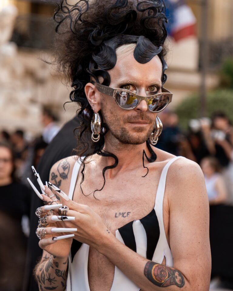 Fredrik Robertsson at the Schiaparelli show during Haute Couture in Paris 2026.