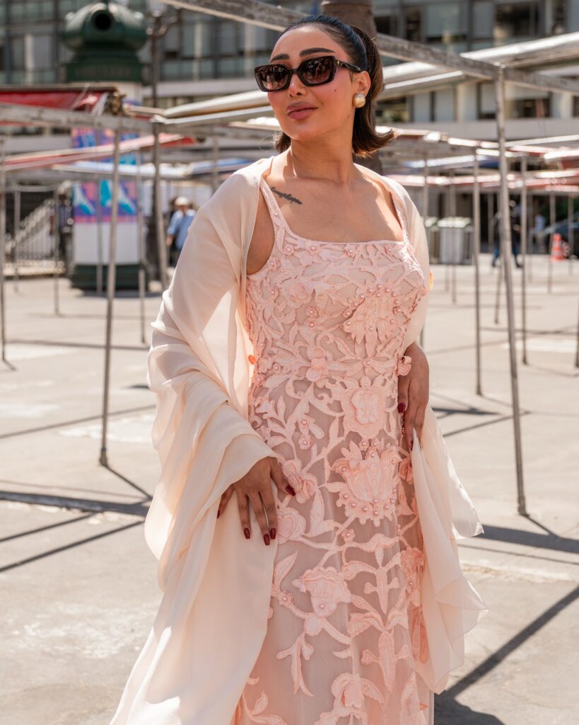 Guest at the Georges Hobeika show during Haute Couture in Paris 2026.