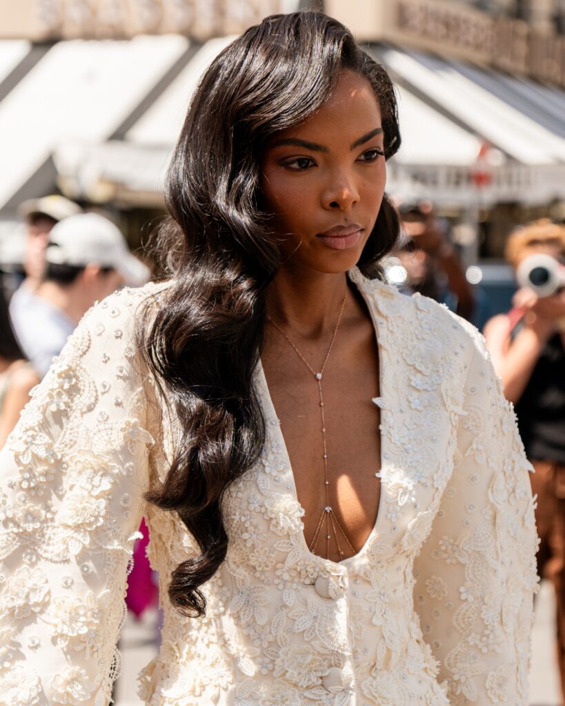Guest at the Georges Hobeika show during Haute Couture in Paris 2026.