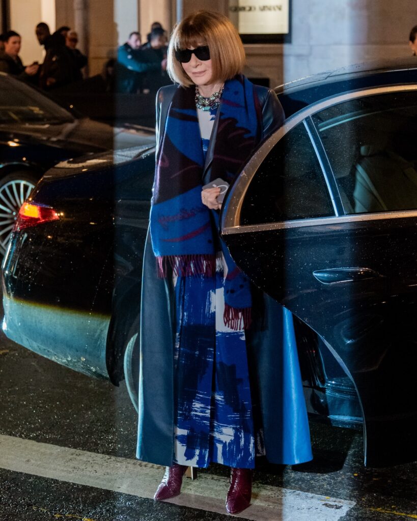 Guest at the Giorgio Armani show during Haute Couture in Paris 2026.