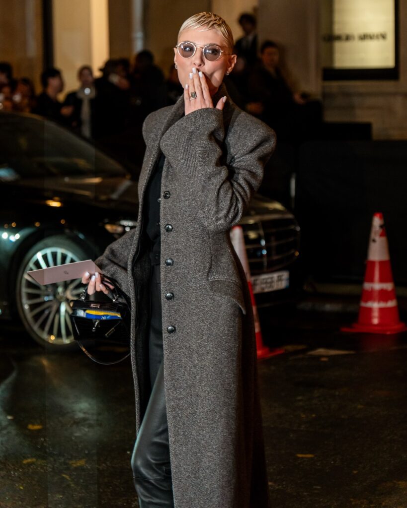 Guest at the Giorgio Armani show during Haute Couture in Paris 2026.