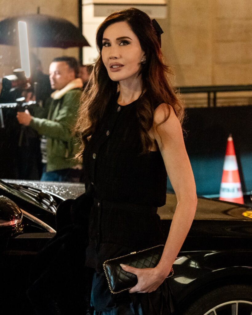 Guest at the Giorgio Armani show during Haute Couture in Paris 2026.