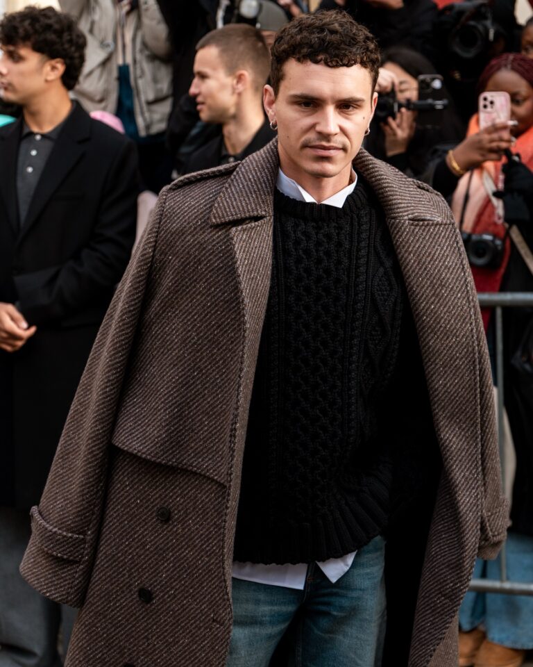 Gray Sorrenti at the Dior show during Haute Couture in Paris 2026.