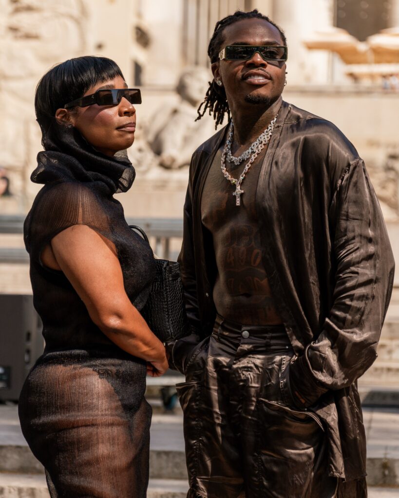 Gunna at the Rick Owens show during Fashion Week in Paris 2026.