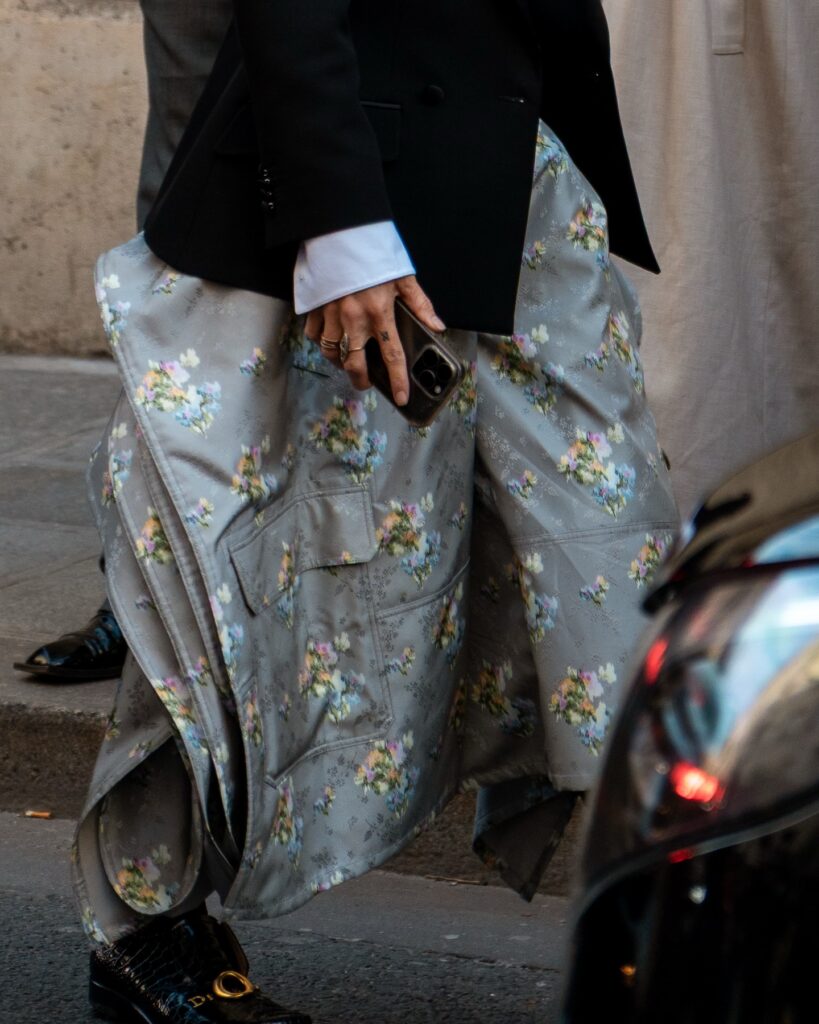 Hyanni at the Dior show during Fashion Week in Paris 2026.
