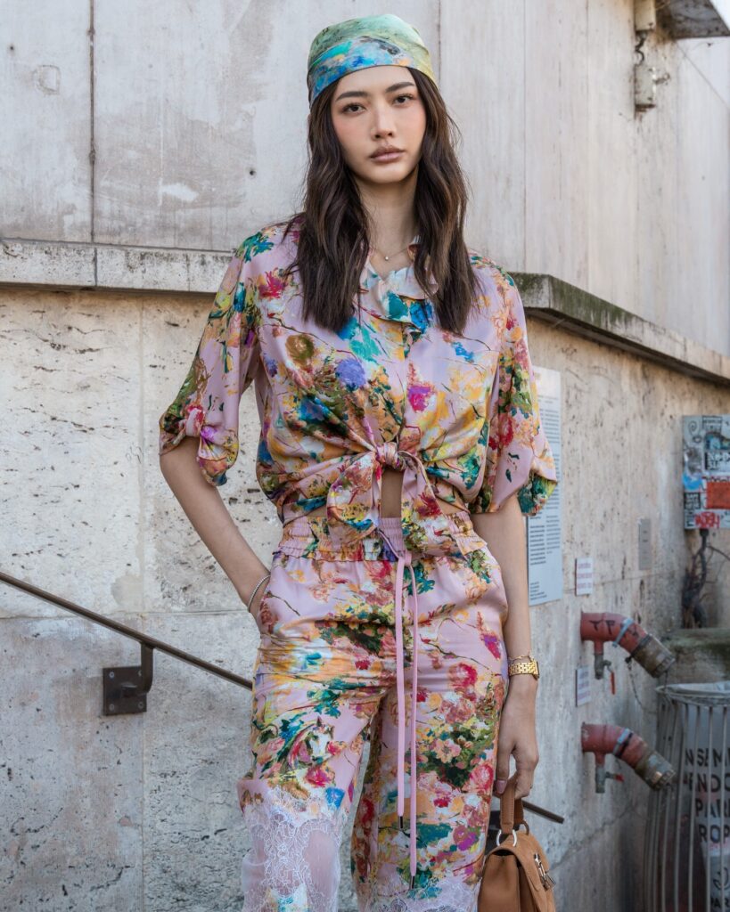 I-Hua Wu at the SHIATZY CHEN show during Fashion Week in Paris 2026.