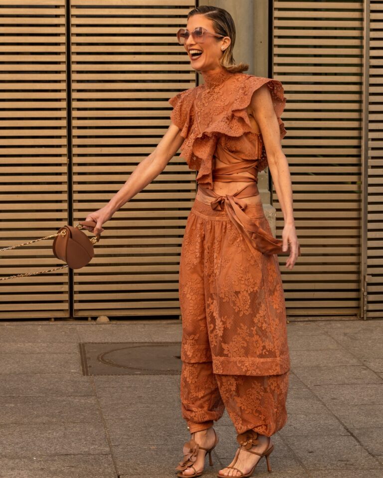Ines de Cominges at the ZIMMERMANN show during Fashion Week in Paris 2026.