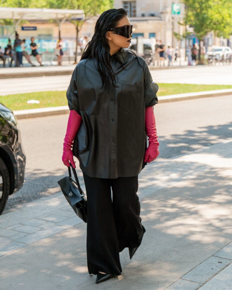 Jennifer JJ Lee at the Balenciaga show during Haute Couture in Paris 2026.