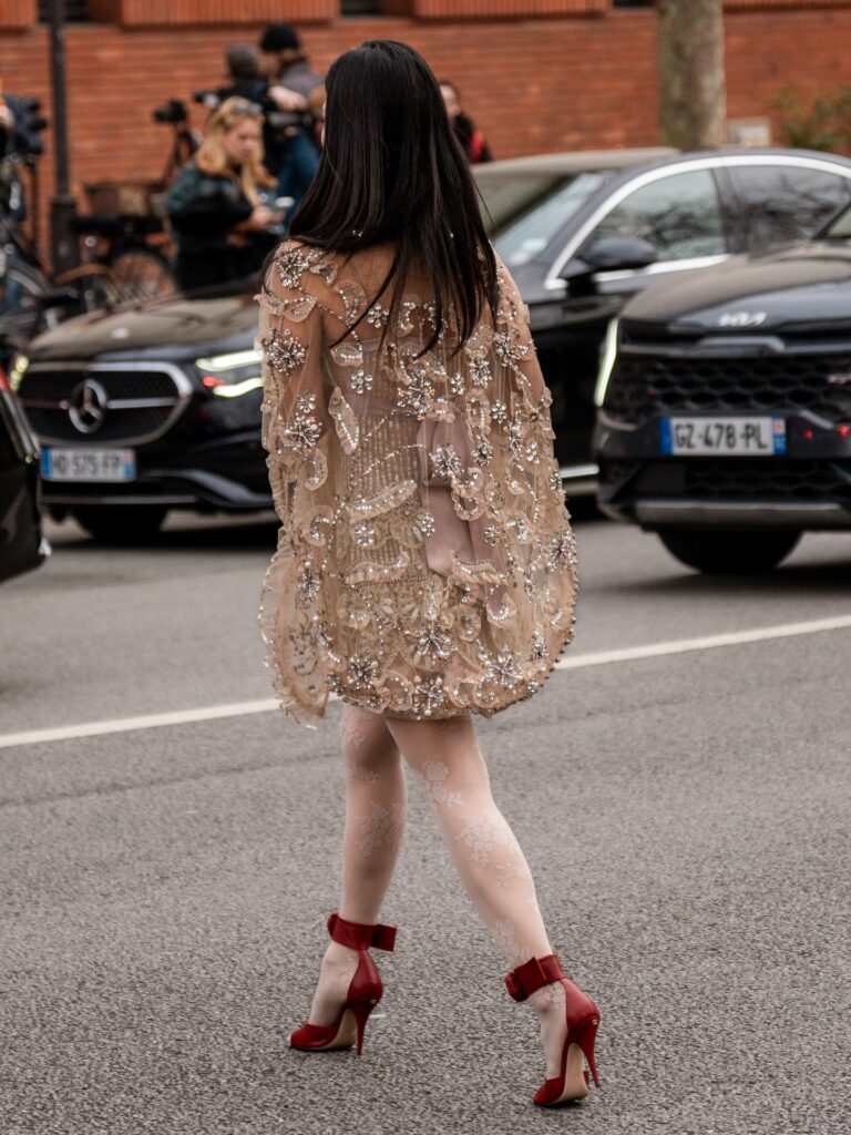 Jihoon Kim at the Valentino show during Haute Couture in Paris 2026.