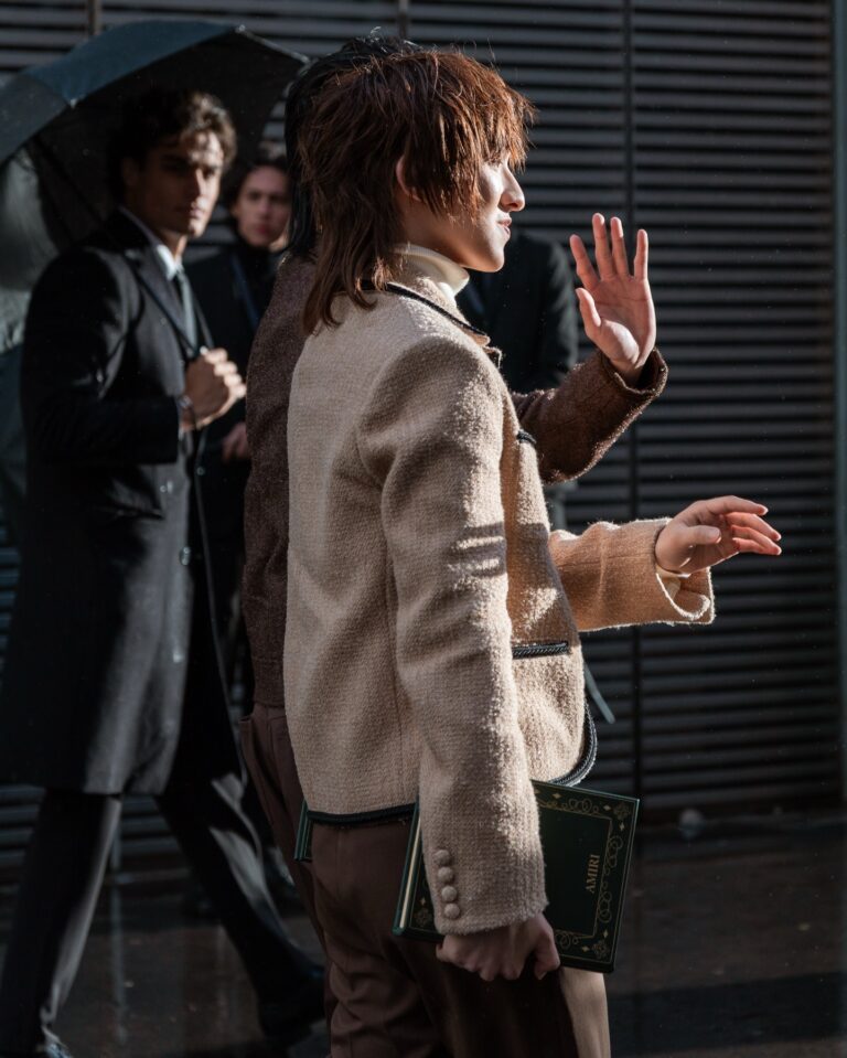 jirogang, Thomas Teetut Chungmanirat at the AMIRI show during Fashion Week in Paris 2026.